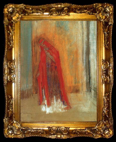 framed  Odilon Redon Oriental Woman, ta009-2